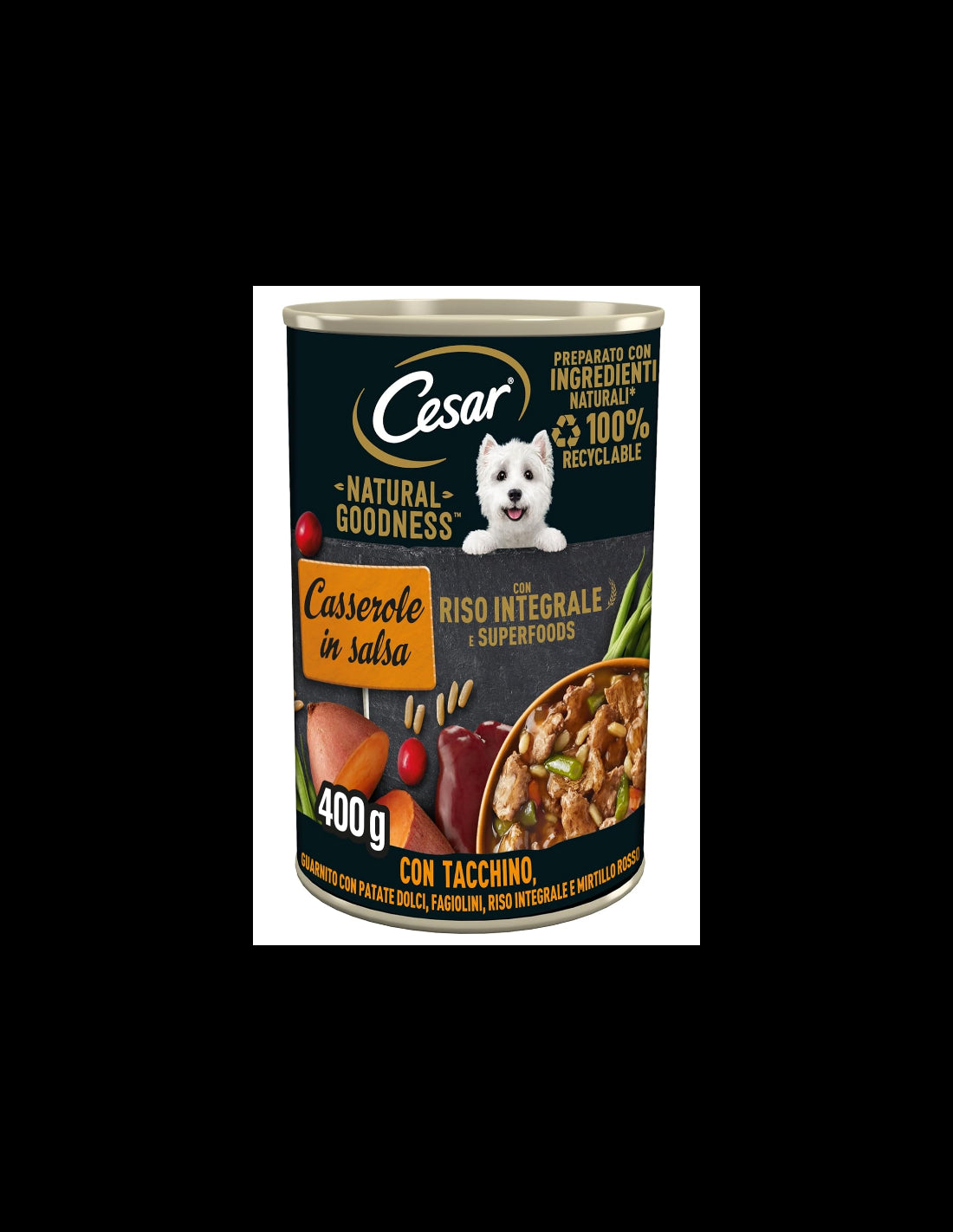 Cesar Natural Goodness Tacchino 400g - Cibo Umido per Cani Cesar Natural Goodness Tacchino 400g - Cibo Umido per Cani